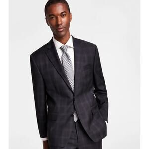 NWT Michael Kors Classic Fit Sport Coat – Charcoal/Brown, Men’s 38S